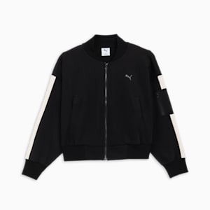 ウィメンズ トレーニング トレイン エッジ ニット ジャケット, PUMA Black, extralarge-JPN