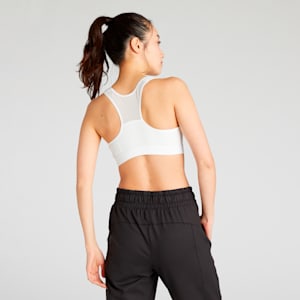 ウィメンズ トレーニング スポーツ ブラトップ ミディアムサポート, PUMA White, extralarge-JPN