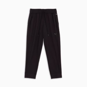 ウィメンズ ヨガ スタジオ ファンデーション ニット クロップ パンツ, PUMA Black, extralarge-JPN