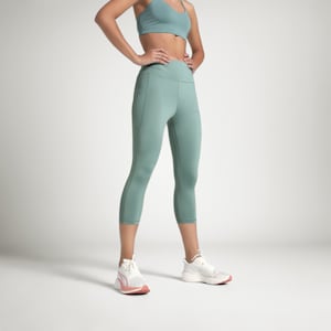 Train All Day Women's 3/4 Training Tights, Green Moon, extralarge-IND