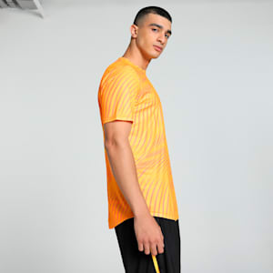RUN FAVORITE Printed Men's Short Sleeve Running Tee, Sun Stream-Q3 Print, extralarge-IND
