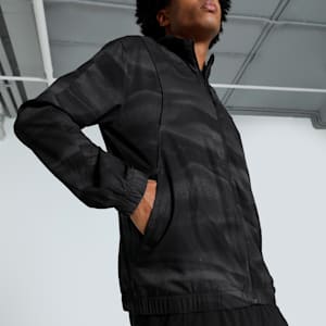RUN VELOCITY Graphic Men's Running Jacket, PUMA Black, extralarge-IND