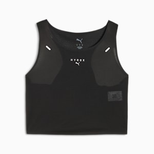 PUMA x HYROX ULTRASPUN Women's Cropped Training Tank Top, PUMA Black, extralarge-IND