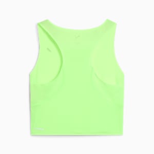 PUMA x HYROX ULTRASPUN Women's Cropped Training Tank Top, Green Glare, extralarge-IND