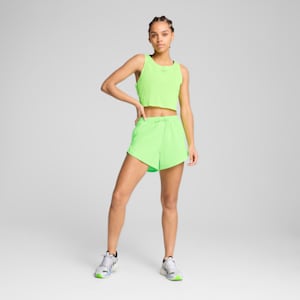 PUMA x HYROX ULTRASPUN Women's Cropped Training Tank Top, Green Glare, extralarge-IND