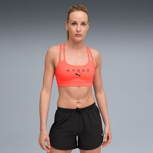 PUMA x HYROX MOVE Strappy Bra, Glowing Red, extralarge