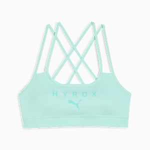 PUMA x HYROX MOVE Women's Strappy Training Bra, Mint Melt, extralarge-IND