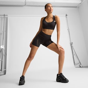 Sujetador con cierre PUMA x REPRESENT para mujer, PUMA Black, extralarge