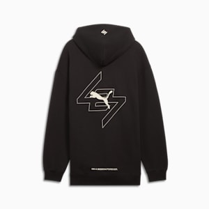 Sudadera con capucha PUMA x REPRESENT para hombre, PUMA Black, extralarge