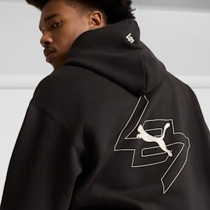 Sudadera con capucha PUMA x REPRESENT para hombre, PUMA Black, extralarge