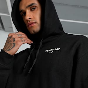 PUMA x REPRESENT 247 Men's Relaxed Fit Hoodie, PUMA Black, extralarge-IND