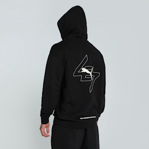 PUMA x REPRESENT 247 Men's Relaxed Fit Hoodie, PUMA Black, extralarge-IND