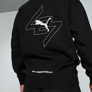 PUMA x REPRESENT 247 Men's Relaxed Fit Hoodie, PUMA Black, extralarge-IND