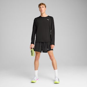 メンズ ランニング ラン ヴェロシティ AOP 長袖 Tシャツ, PUMA Black, extralarge-JPN