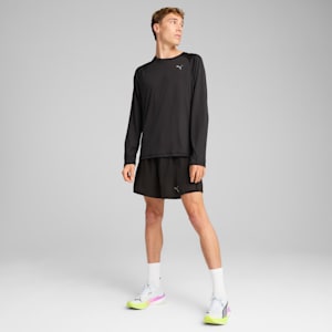 メンズ ランニング ラン ヴェロシティ AOP 長袖 Tシャツ, PUMA Black, extralarge-JPN