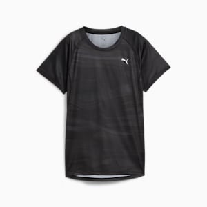 ウィメンズ ランニング ラン ヴェロシティ AOP 半袖 Tシャツ, PUMA Black, extralarge-JPN