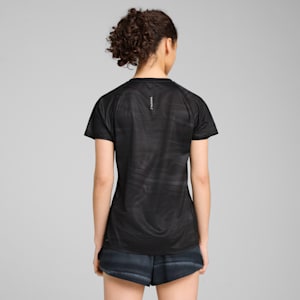 ウィメンズ ランニング ラン ヴェロシティ AOP 半袖 Tシャツ, PUMA Black, extralarge-JPN
