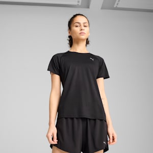 ウィメンズ ランニング ラン ヴェロシティ 半袖 Tシャツ, PUMA Black, extralarge-JPN
