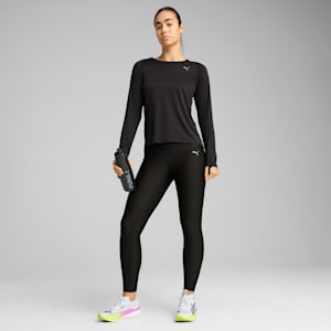 ウィメンズ ランニング ラン ヴェロシティ 長袖 Tシャツ, PUMA Black, extralarge-JPN