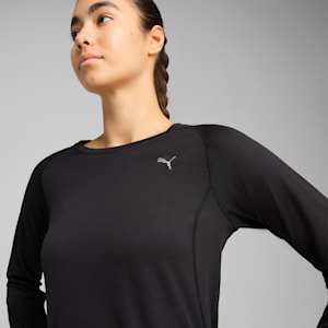 ウィメンズ ランニング ラン ヴェロシティ 長袖 Tシャツ, PUMA Black, extralarge-JPN