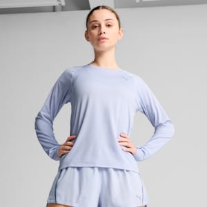 ウィメンズ ランニング ラン ヴェロシティ 長袖 Tシャツ, Cool Weather, extralarge-JPN