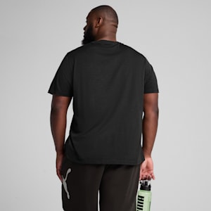 メンズ トレーニング TAD エッセンシャル ヘザー キャット 半袖 Tシャツ, PUMA Black Heather, extralarge-JPN