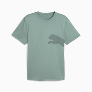 メンズ トレーニング TAD ビッグ ロゴ 半袖 Tシャツ, Green Moon, extralarge-JPN