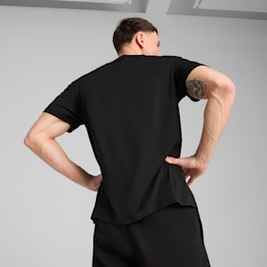 メンズ トレーニング TAD エッセンシャル ヘザー キャット 半袖 Tシャツ, PUMA Black Heather, extralarge-JPN