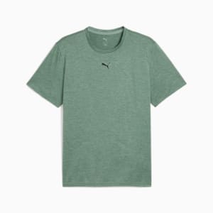 メンズ トレーニング TAD エッセンシャル ヘザー キャット 半袖 Tシャツ, Green Moon Heather, extralarge-JPN