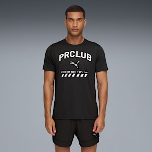 M Run Club Graphic Mesh Tee Men, PUMA Black, extralarge