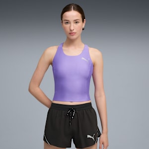 RACEDAY Ultraform Running Crop Top Women, Dark Amethyst, extralarge