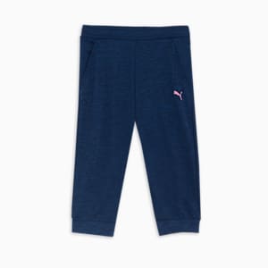 ウィメンズ トレーニング 3/4  ウーブン パンツ, PUMA Navy Heather, extralarge-JPN