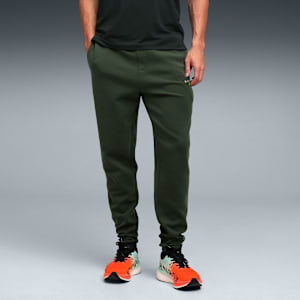HYROX Cloudspun Men's Regular Fit Training Pants, Dark Olive, extralarge-IND