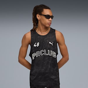 M RUN CLUB GRAPHIC TANK Men, PUMA Black, extralarge