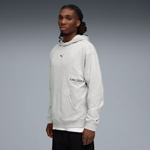French Terry Hood Men, Light Gray Heather, extralarge