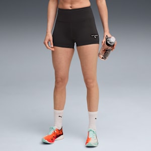 PUMA X HYROX Women's High-Rise Breathable Tights, PUMA Black, extralarge-IND