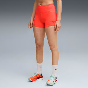 PUMA x HYROX Short Tights Women, Glowing Red, extralarge
