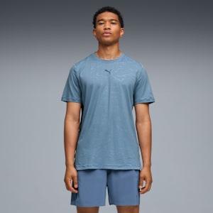CLOUDSPUN EMBOSS Tee Men, Cool Blue, extralarge