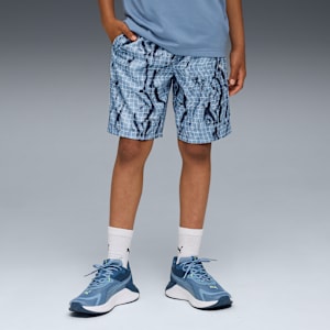 TAD Essentials AOP Woven Shorts Youth, Cool Blue, extralarge