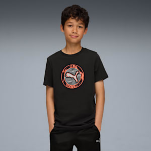 Active Sports Big Kids' Tee, PUMA Black, extralarge