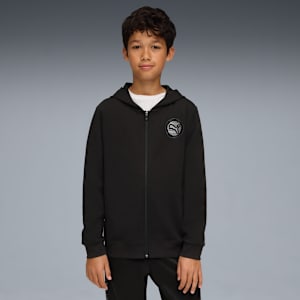 Active Sports Big Kids' Hoodie, PUMA Black, extralarge