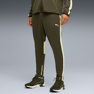 Train Favorite Blaster Men's Tight Training Pants, Dark Olive, extralarge