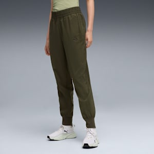 Pantalones tejidos Train Favorite para mujer, Dark Olive, extralarge