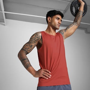 Cloudspun Men's Ultra-Soft Training Tank, Red Fire, extralarge-IND