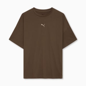 TRAIN Oversized Tee Women, Espresso Brown, extralarge-GBR