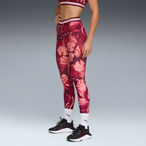 PUMA STRONG High-Waist Tights Women, Ruby Shimmer, extralarge