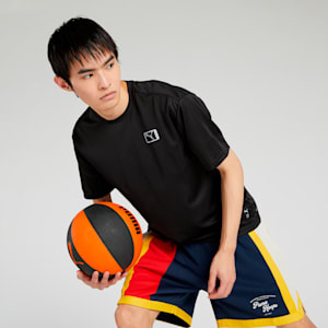 ユニセックス バスケットボール BP 半袖 Tシャツ, PUMA Black, extralarge-JPN