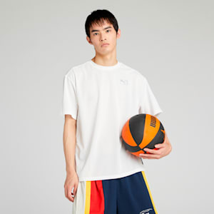 ユニセックス バスケットボール BP 半袖 Tシャツ, PUMA White, extralarge-JPN