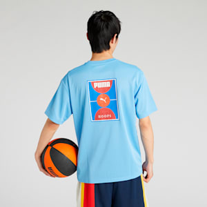 ユニセックス バスケットボール BP 半袖 Tシャツ, Team Light Blue, extralarge-JPN