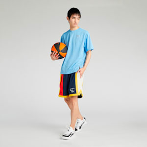 ユニセックス バスケットボール BP 半袖 Tシャツ, Team Light Blue, extralarge-JPN